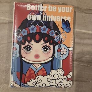 Colorful Illustrated Notebook with Quote